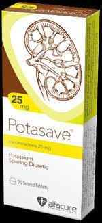 POTASAVE 25 MG 20 TAB