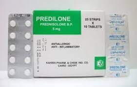 PREDILONE 5MG 10 TAB. (25 STRIPS PACK)