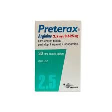 PRETERAX ARGININE 2.5/0.625 MG 30 F.C. TAB. (CANCELLED)