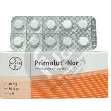 PRIMOLUT-NOR 10 MG 30 TABS