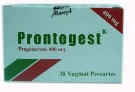 PRONTOGEST 400MG 30 VAGINAL PESSARIES