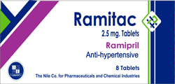 RAMITAC 2.5MG 8 TAB