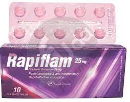 RAPIFLAM 25MG 10 ENTERIC COATED TAB