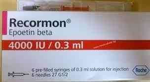 RECORMON 3000 I.U. 6 PREF. SYRINGES(N/A YET)