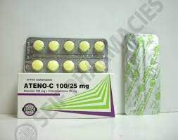 ATENO-C 100/25MG 20 TAB