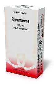 RHEUMARENE 100 MG 6 SUPP