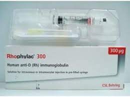 RHOPHYLAC 300MCG/2ML PREFILLED SYRINGE