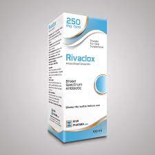 RIVACLOX 250MG/5ML SUSP. 100ML