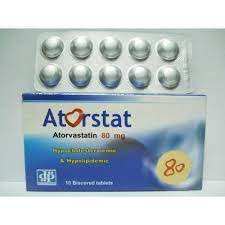 ATORSTAT 80MG 10 BISCORED TABS