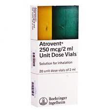 ATROVENT 250MCG/2ML 20 UNIT DOSE VIAL