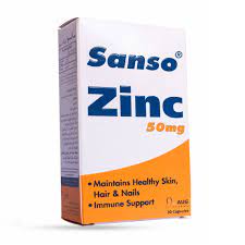 SANSO ZINC 50 MG 30 CAPS