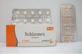 SCHIZONEX 25 MG 50 TAB