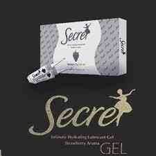 SECRET LUBRICANT GEL (PEACH) 10 AMPOULES X 5ML