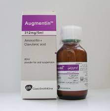 AUGMENTIN 312 MG/5ML SUSP. 80 ML