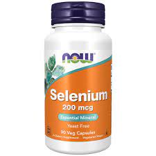 SELENIUM 200 MCG 90 VEG. CAPS. (NOW)