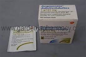 AUGMENTIN ADULTS 1GM/125MG 12 PWD. ORAL SUSP. SACHETS