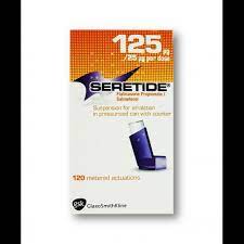 SERETIDE EVOHALER 125/25MCG 120 METERED ACTUATIONS