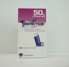 SERETIDE EVOHALER 50/25MCG 120 METERED ACTUATIONS