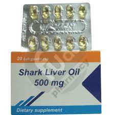 SHARK LIVER OIL 500 MG 20 CAPS