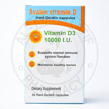 AVALON VITAMIN D 30 CAPSULES