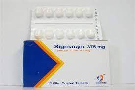 SIGMACYN 375MG 12 F.C. TAB