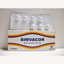 SIMVACOR 20 MG 7 F.C. TAB