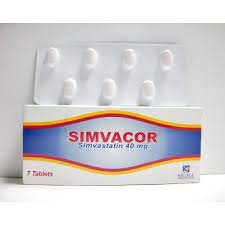 SIMVACOR 40MG 7 F.C. TAB