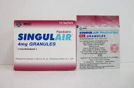 SINGULAIR PAEDIATRIC 4MG ORAL GRANULES 14 SACHETS