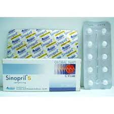 SINOPRIL 5MG 20 TAB