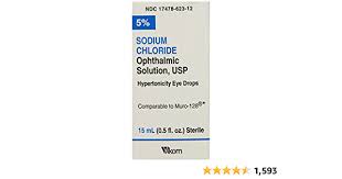 SODIUM CHLORIDE 5% EYE DROPS 15 ML