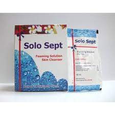 SOLO SEPT FOAMING SKIN CLEANSER 14 SACHETS X 10 ML