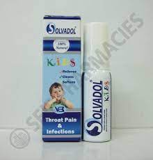 SOLVADOL KIDS THROAT SPRAY 20 ML