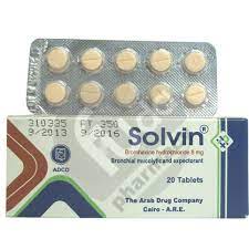 SOLVIN 8 MG 20 TAB