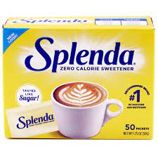 SPLENDA SWEETENER 50 SACHETS