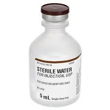 STERILE WATER FOR INJ. 5 ML