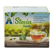 STEVIA CASTELLO 30 SACHETS SWEETENER