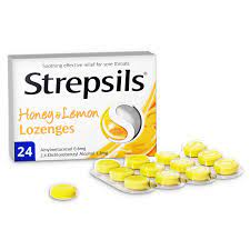 STREPSILS HONEY & LEMON 24 LOZENGES