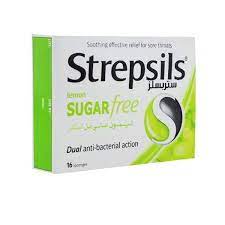 STREPSILS LEMON SUGAR FREE 16 LOZENGES