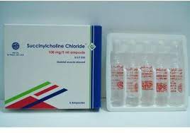 SUCCINYLCHOLINE CHLORIDE 100MG/5ML 5 I.V. AMPS