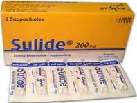 SULIDE 200MG SUPP. (CANCELLED)