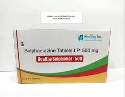 SULPHADIAZINE 500 MG 10 TAB