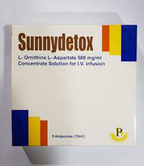 SUNNYDETOX 5GM/10ML  5 AMPS. FOR I.V INF