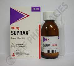 SUPRAX 100 MG/5 ML SUSP. 60ML