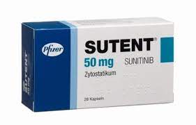 SUTENT 50MG 28 CAPSULES