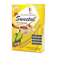 SWEETAL STEVIA 2G*50 SACHETS