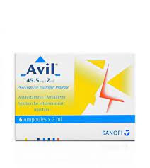 AVIL 45.5MG/2ML 6 I.M. AMPS