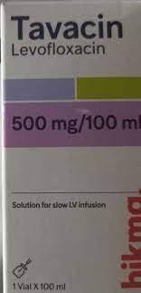 TAVACIN 500MG VIAL 100ML