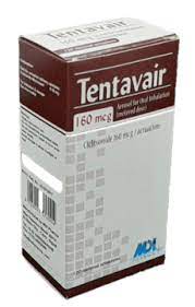 TENTAVAIR 160MCG/ACTUATION INHALER 120 DOSES