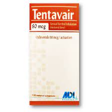 TENTAVAIR 80MCG/ACTUATION INHALER 120 DOSES