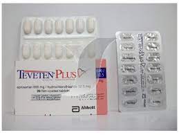 TEVETEN PLUS 600/12.5MG 14 F.C.TAB